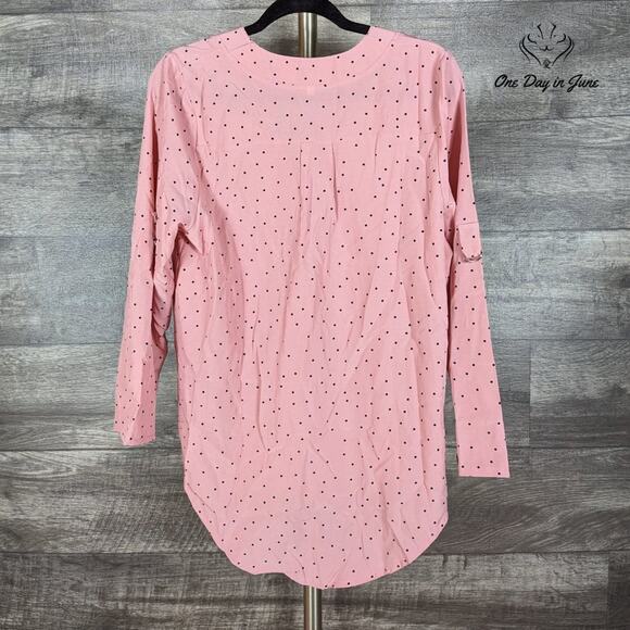 Floerns Polka Dot V Neck Long Sleeve Top Size M - Picture 2 of 6